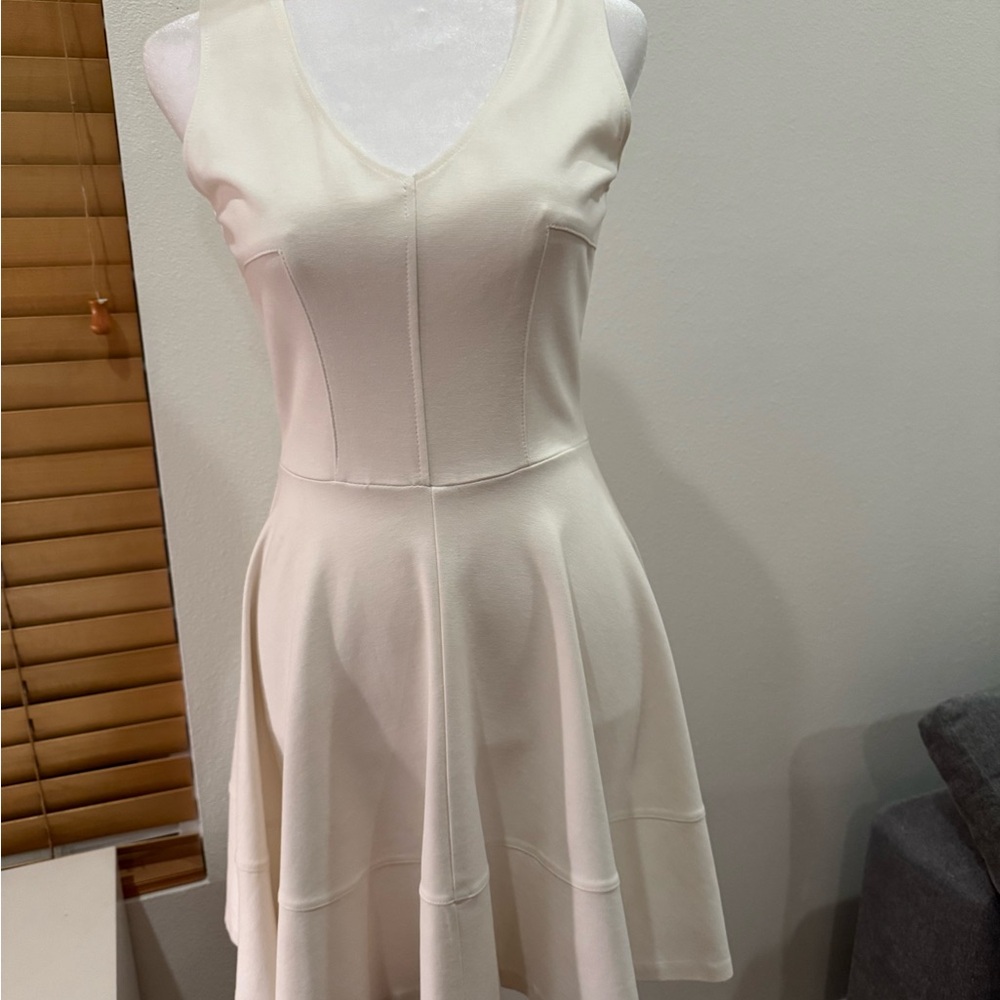 Love...ady Pink Pleated Fit and Flare Mini Dress